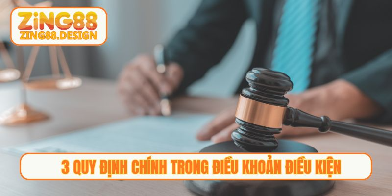 3 quy định chính trong điều khoản điều kiện