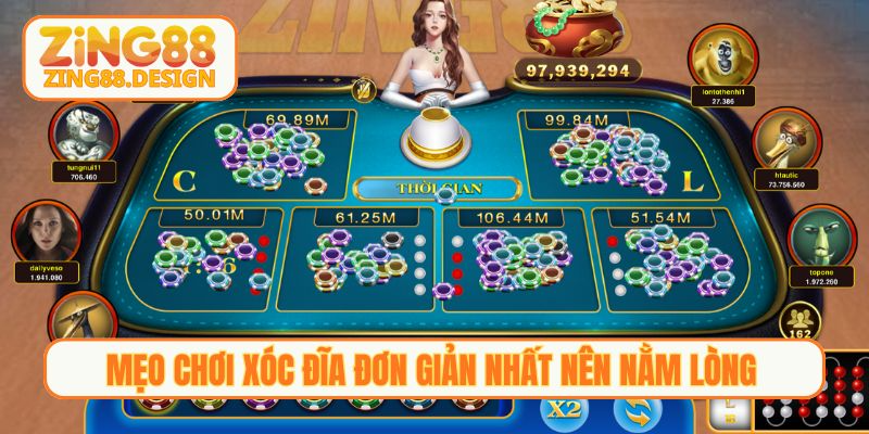 Mẹo chơi xóc đĩa đơn giản nhất nên nằm lòng