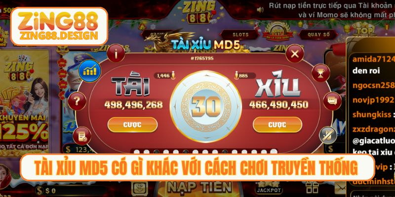 Tài xỉu MD5 có gì khác với cách chơi truyền thống