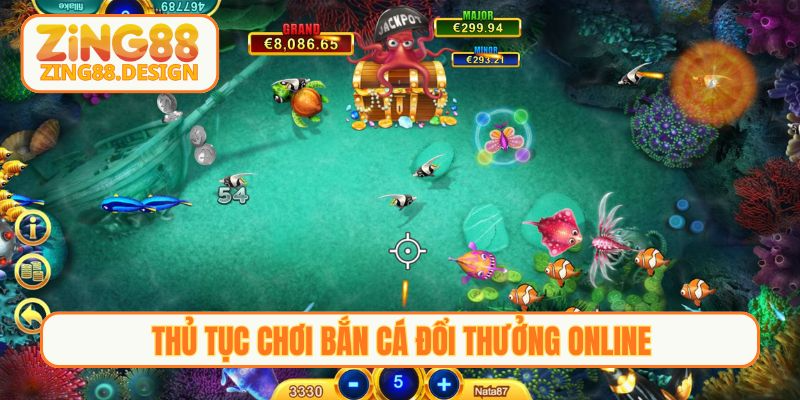 Thủ tục chơi bắn cá đổi thưởng online