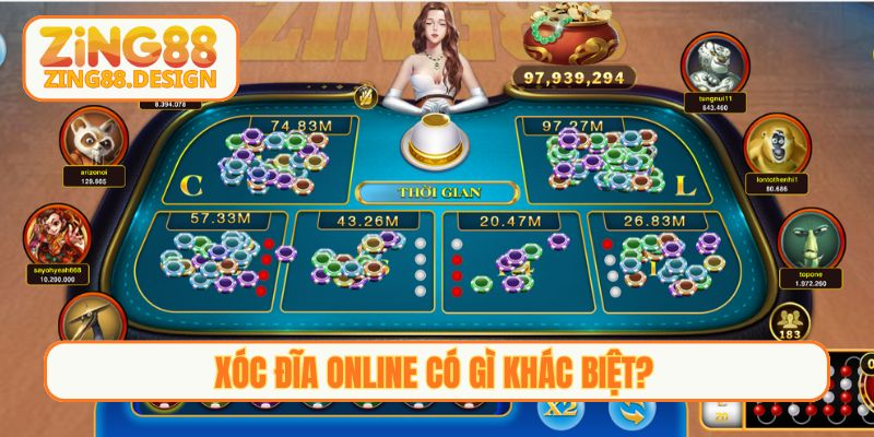 Xóc đĩa online có gì khác biệt?